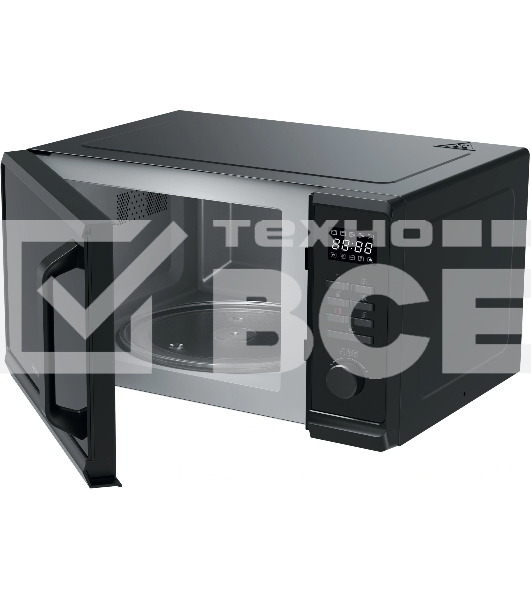 Микроволновая печь Rondell RDE-MW236 черный, 23 л, 800 Вт, переключатели - кнопки, поворотный механизм