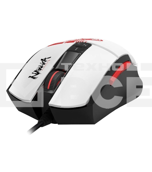 Мышь проводная A4Tech Bloody L65 Max белый, 12000 dpi, USB, кнопки - 7