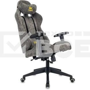 Кресло игровое Zombie 51 серый Light-19 крестов. металл