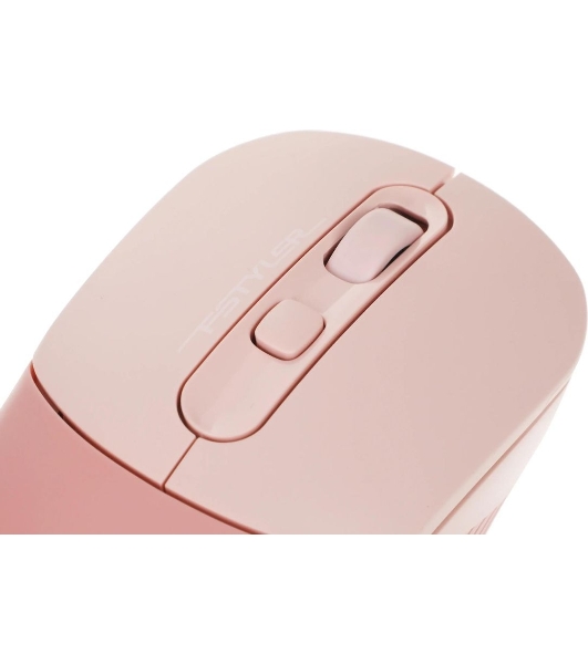 Мышь беспроводная A4Tech Fstyler FB10C розовый, 2000 dpi, радиоканал, Bluetooth, USB, кнопки - 4