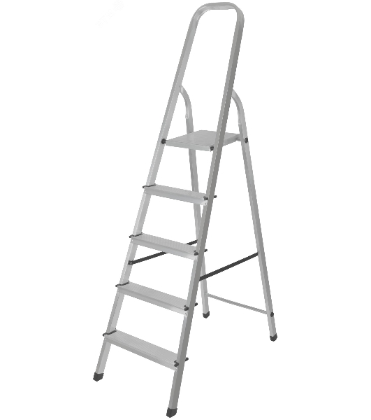Лестница-стремянка FIT 65343 алюминиевая, 5 ступеней, вес 3,62 кг