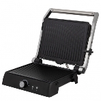 Электрический пресс-гриль Endever Grillmaster 225, серебристый/черный, 2300 Вт, терморегулятор, размер пов-ти 28х17 см, фото5