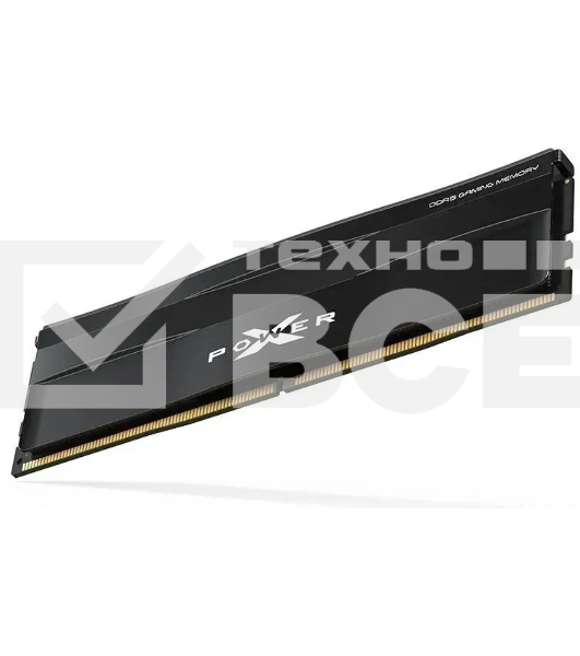 Оперативная память Silicon Power Xpower Zenith, DDR5, 32GB (1x32 GB), 5600 MHz, CL40, DIMM, радиатор, чёрный, ECC