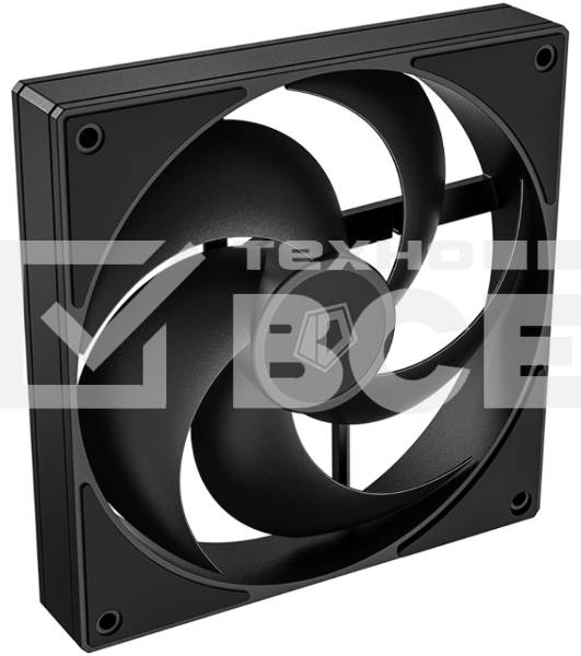 Вентилятор для корпуса ID-Cooling AS-140-K черный, 140 мм, 1800 об/мин, 24.9 дБ, 4 pin