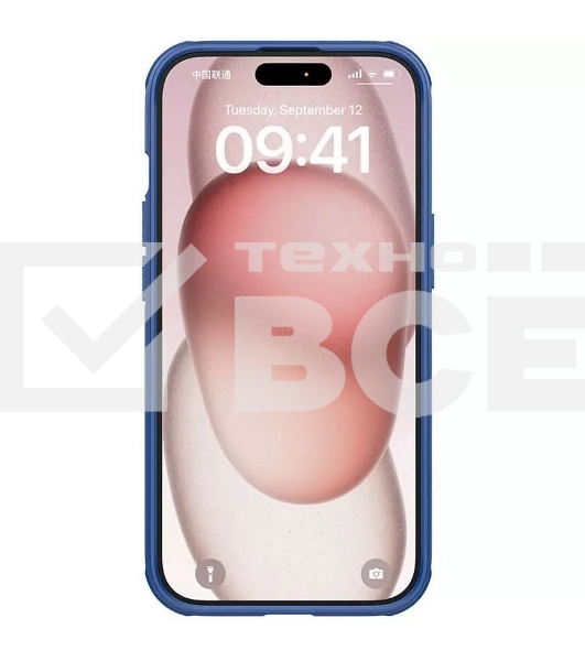 Чехол Super Frosted Shield Pro, синий, (AP IP15)