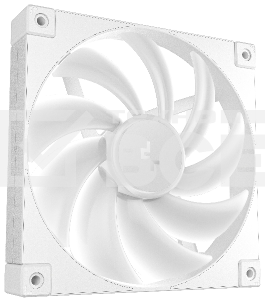 Вентилятор для корпуса DEEPCOOL FD14 ARGB белый, 140 мм, 1650 об/мин, 25.2 дБ, 4 pin