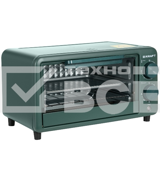 Мини-печь Kraft KFC-MO 90 HGN 9 л, 600 Вт, зеленый