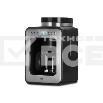 Кофеварка капельная BQ CM7001 серебристый/черный, исп. кофе - молотый/зерновой, 0.6 л, 600 Вт, фото 1