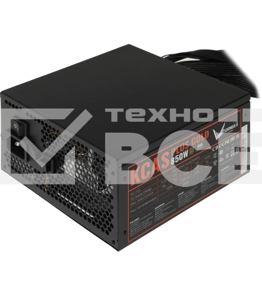 Блок питания Aerocool / Formula KCAS PLUS 850G AC ATX 850W GOLD 80 PLUS gold (20+4pin) APFC 120mm fan color LED 8xSATA RTL