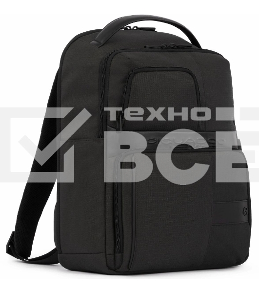 Рюкзак мужской Piquadro Wollem CA6238W129/N черный полиэстер/натур.кожа