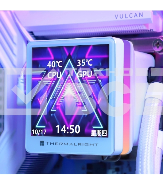 Система водяного охлаждения Thermalright Grand Vision 360 ARGB Soc-AM5/AM4/1151/1200/2066/2011/1700 белый 4-pin 29.6dB Al LCD Ret (G-VISION-360-WH-ARGB)