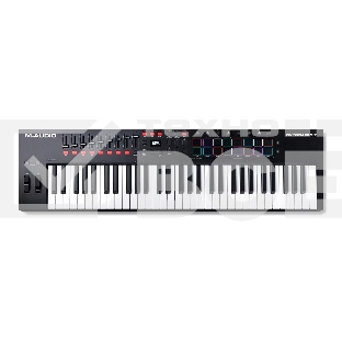 Клавиатура MIDI [OXYGENPRO61] M-audio [Oxygen Pro 61] 61 клавиша, 8 энкодеров, 9 фейдеров, 16 пэдов, 12 кнопок управления, колеса высоты тона и модуляции, smart control, auto-mapping, встроенный арпеджиатор, 1/4