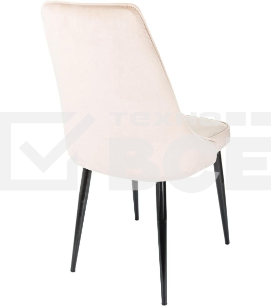 Стул для дома Бюрократ CH-K4 бежевый Holland 06 металл черный на ножках (CH-K4_1/HL07)