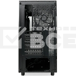 Компьютерный корпус HSPD F710, Panoramic Mid Tower, черный, TG, 0.5 SPCC, 3x120мм ARGb E-ATX, ATX, mATX, mITX 185/395/270мм 2x2.5