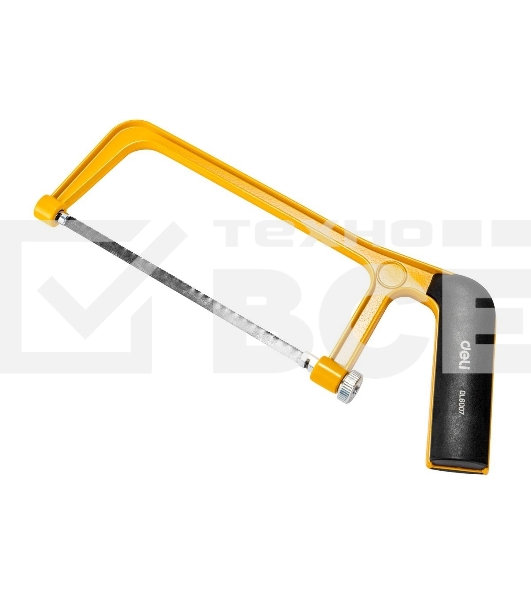 Ножовка по металлу Deli DL6007 150мм Рама из алюминиевого сплава. Сталь 65 Mn.