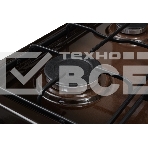 Плита газовая Kraft KF-FSF5423AGbR черный, конфорок 4 шт, духовка 58 л, 50 см x 88.4 см x 57.8 см, фото2