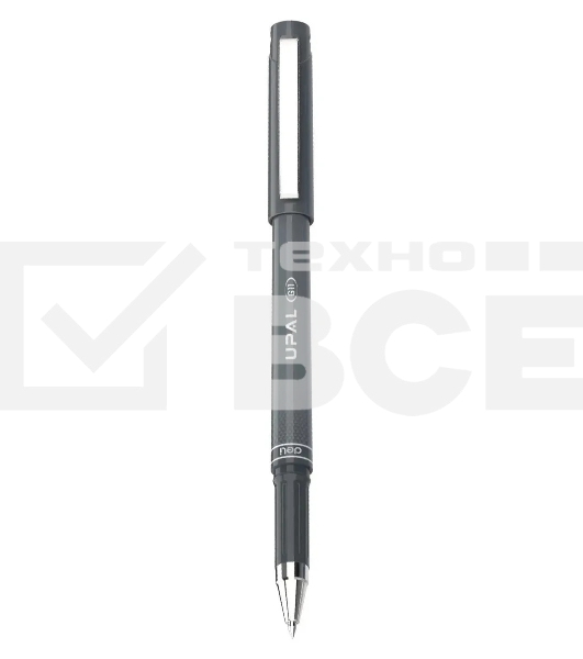 Ручка гелевая Deli Upal EG11-BK темно-серый, d=0.7мм, черные чернила