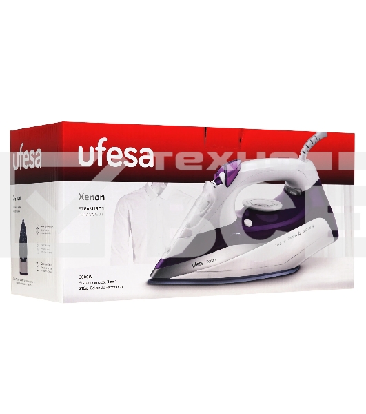 Утюг Ufesa XENON белый/фиолетовый