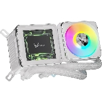 Система жидкостного охлаждения Formula V Line Cryo Wing Digi 240 WH, 240мм, LCD 2.73', 2x120мм, ARGB fans, LGA115X/1200/1700/1851/1366/2011/2066, AM3/AM4/AM5/Ryzen3/Ryzen5/Ryzen7/Threadripper/RT4, фото3