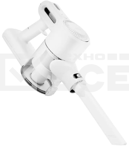 Пылесос вертикальный Kitfort КТ-5117 белый, питание от аккумулятора,  50 Вт, уборка сухая, пылесборник 0,5 л