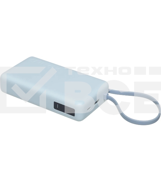 Портативный аккумулятор со встроенным кабелем Xiaomi 67W Power Bank 20000 (Integrated Cable) Ice Blue (BHR08O8GL)