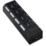 USB-концентратор Buro BU-HUB4-U3.0-L, USB 3.0, USB 4 порта, USB, фото4