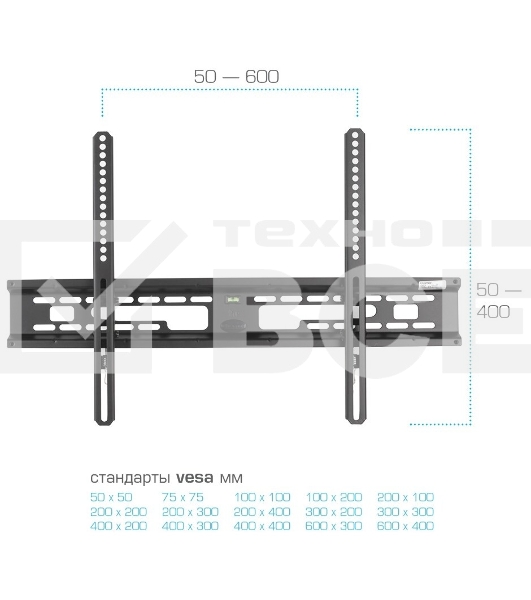 Кронштейн для телевизора Kromax FLAT-2 черный 32