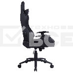 Кресло игровое Cactus CS-CHR-030BL черный, сиденье черный, эко.кожа, с подголов. крестовина металл, пластик черный, фото17
