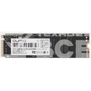 Накопитель SSD QUMO Novation, 1Tb, PCIe 3.0 x4, M.2 2280, NVMe, R/W 2100/1700