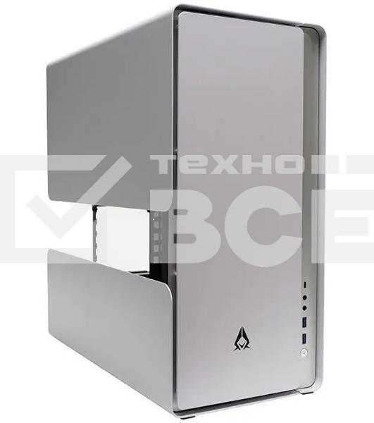 Компьютерный корпус Azza Cast белый без БП ATX 3x120mm 2x140mm 2xUSB3.0 audio bott PSU
