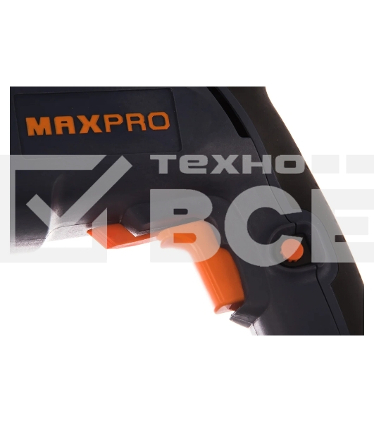 Перфоратор монтажный MAX-PRO MPRH620/24V 620 Вт, 0-1000 об/мин, 2,5 Дж, 3 режима, Д/Б/М-30/24/13, 2,8 кг, SDS-PLUS, антивибрационная ручка, резиновые вставки, рез