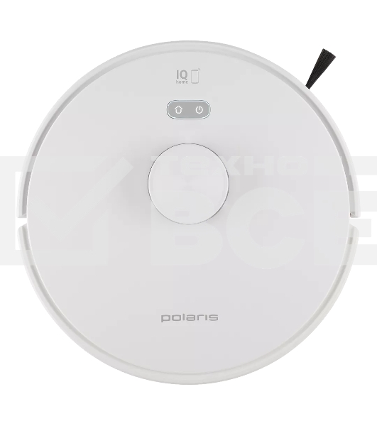 Робот-пылесос Polaris PVCR 6001 WIFI IQ Home белый, 3200 мAч Li-Ion, уборка суxая/влажная, пылесборник контейнер 0.4 л