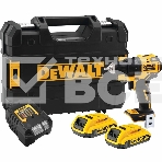 Дрель-шуруповерт DeWalt DCD708D2T-QW, Аккумуляторная, 18В, 2 АКБ, Кейс, фото2