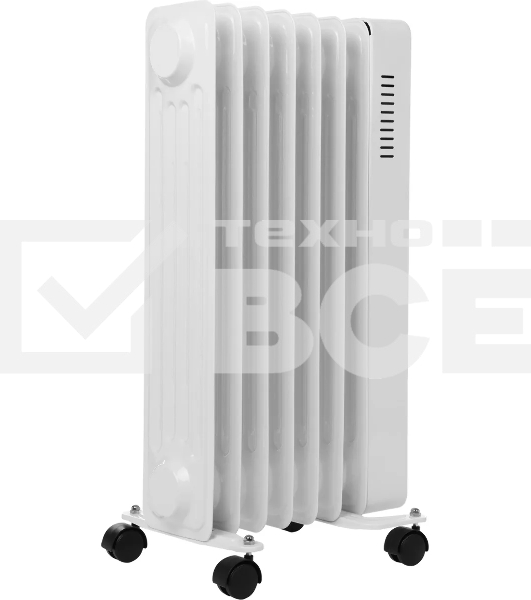 Радиатор масляный Royal Clima PARMA ROR-PR7-1500M 1500Вт белый/черный