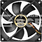 Вентилятор для корпуса ExeGate ExtraSilent ES12025S3P черный, 120 мм, 1300 об/мин, 22 дБ, 3 pin, фото9