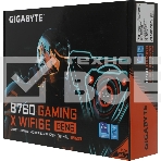 Материнская плата Gigabyte B760 GAMING X WIFI6E GEN5, LGA1700, Intel B760, 4xDDR5, 4xSATA, 3xM.2, 1xPCIe 5.0 x16, 2xPCIe 3.0 x1, 1xHDMI, 1xDP, 1x2.5Gb LAN, Wi-Fi 6E, Bluetooth 5.3, 1xUSB-C 5Gbps, 1xUSB-A 10Gbps, 1xUSB-A 5Gbps, 5xUSB-A 2.0, 6x3.5 мм, 7.1, , фото2