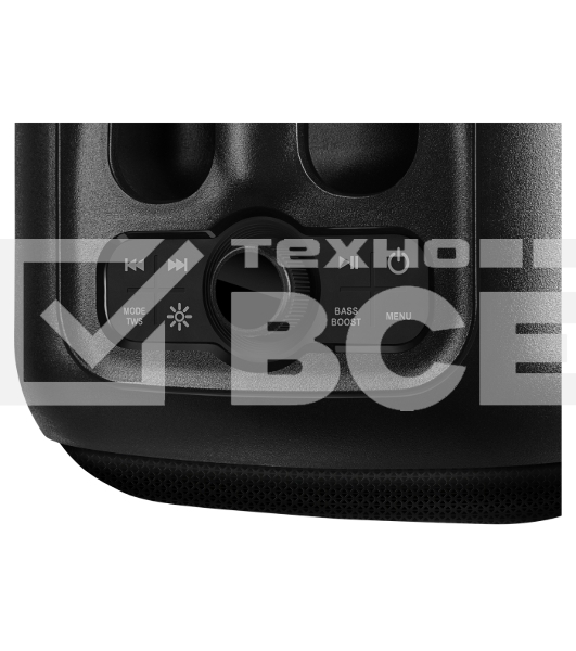 Портативная колонка SVEN PS-880, черный, 1.0, 110 Вт (RMS), Bluetooth, FM, USB, microSD, LED-дисплей, аккумулятор