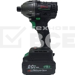 Винтоверт аккумуляторный ударный DWT ASCP-20 DN-4C2 BMC /20 В/350 Нм/до 2400 об.в мин/до 3000 уд.в мин/бесщеточный/LED - подсветка/2 АКБ х 4 Ач/ЗУ/кейс/черный (ASCP-20 DN-4C2 BMC), фото6