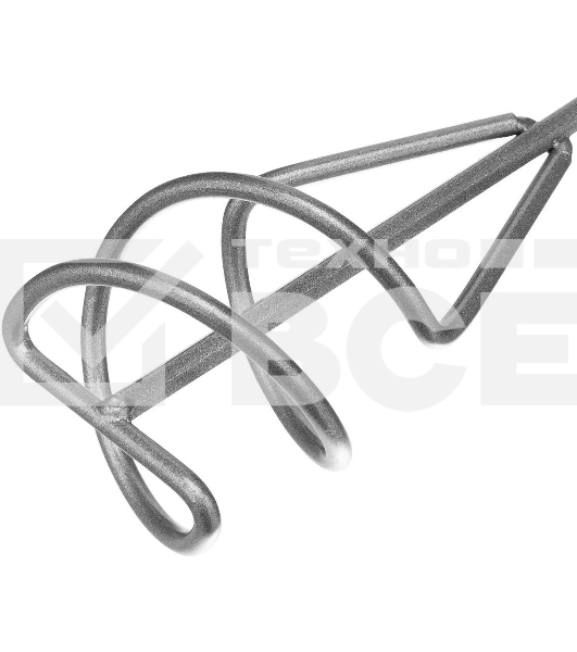 Миксер для строительных смесей Сибртех 60х8х400мм, шестигранный хвостовик