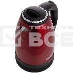 Чайник Centek CT-1068 RED (красный) металл 2л, 2000W, хромированная вставка на крышке, фото2