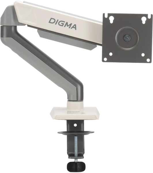 Кронштейн для мониторов ЖК Digma D-MM101 серый 17'-32' макс.9кг крепление к столешнице поворот и наклон