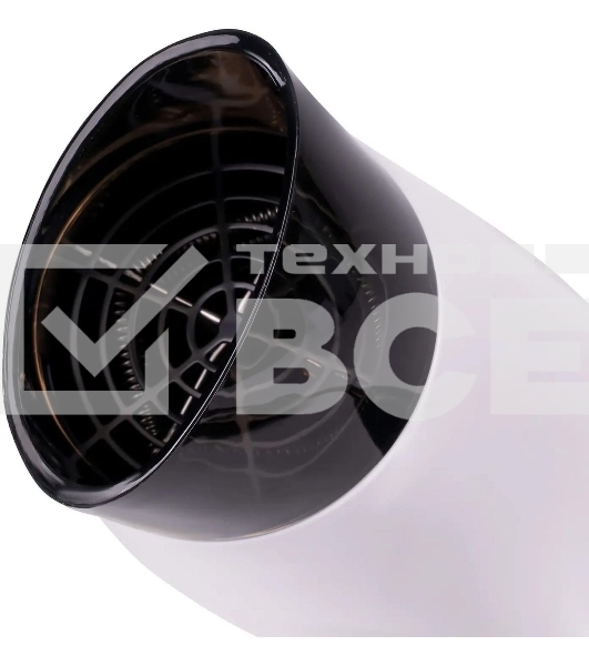 Фен для волос Galaxy Line GL 4344, белый, 1400Вт, 2 скорости потока воздуха, складная ручка, подвесная петля