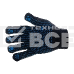 Перчатки трикотажные Сибртех, акрил, с ПВХ точкой, 7 класс, фото6