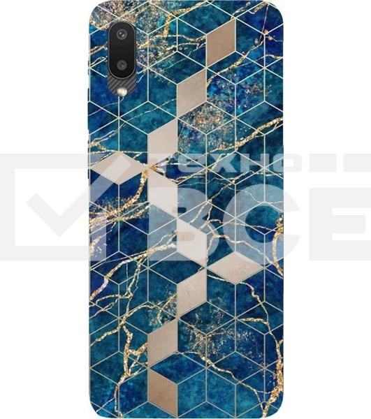 Чехол (клип-кейс) Gresso Meridian, для Samsung Galaxy A02, синий [gr17aaae8917]