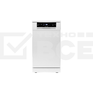Посудомоечная машина Vekta DW-45AWS, белый, 44.8 см, 9 компл., 49 дБ, класс A++