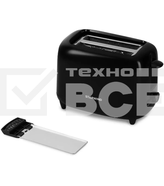 Тостер Starwind ST7002 700Вт черный
