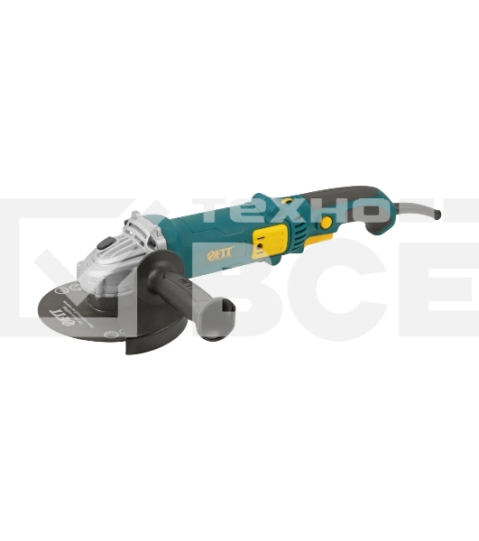 Углошлифовальная машина FIT AG-150/1400, 1400 Вт, 0-10000 об/мин, КлК 150 мм, 2,5 кг, армир.ротор, б/с щеток, коробка