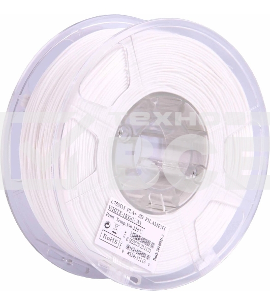 Пластик для принтера 3D Esun PLA+175W1 PLA d1.75мм 1кг 1цв. белый