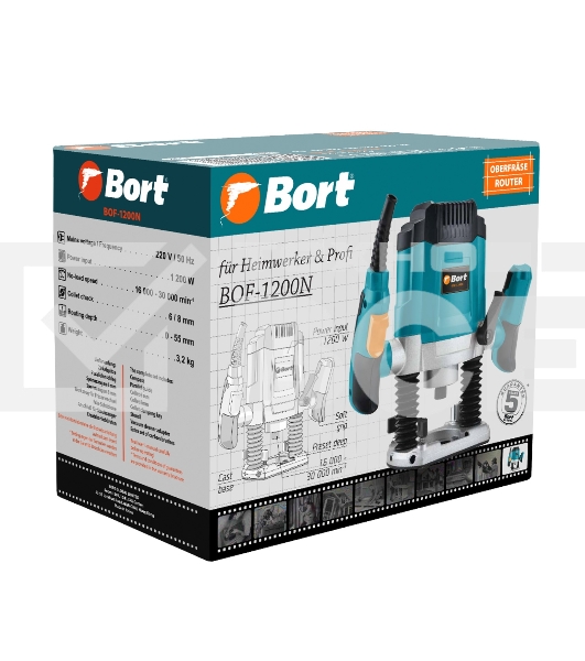 Фрезер электрический Bort BOF-1200N (93414721)