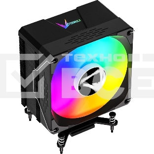 Кулер Aerocool / Formula Ice Burg EX ARPW 6P ARGB черный 120мм алюминий+медь 1600rpm 34db 4-pin 220W 155мм